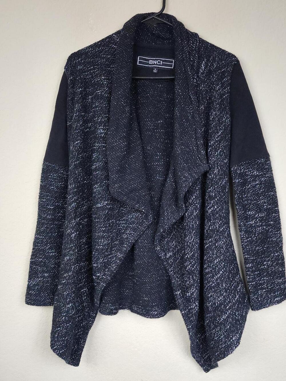 BNCI Medium Grey Gray Cardigan Sweater